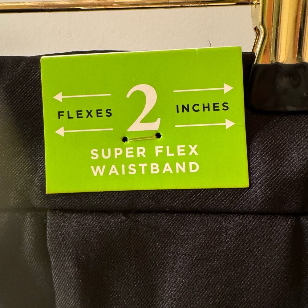 NWT Haggar Black Dress Pants Classic Design - Picture 4 of 7